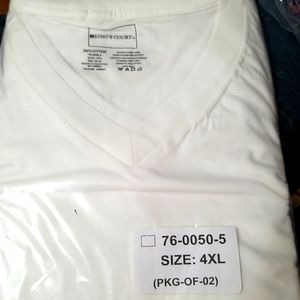 Kings court undershirts sz 4XL new in package.